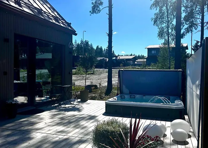 With Sauna & Jacuzzi & Cold Water Tub Lägenhet *