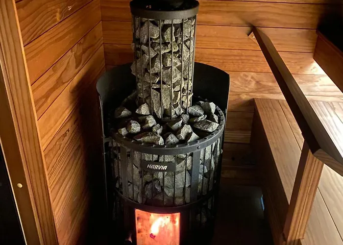 With Sauna & Jacuzzi & Cold Water Tub Lägenhet *